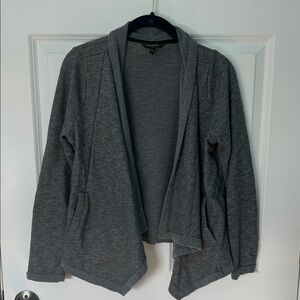 Banana Republic Gray Open Sweater